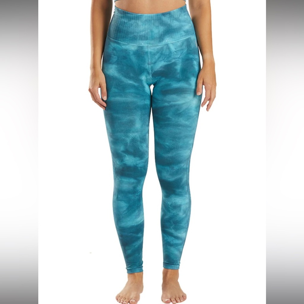FP Movement Good Karma Blue Tie-Dye Leggings